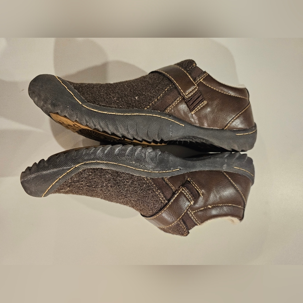 Jbu Womans Blakely Memory Foam Size 9m Brown Slip… - image 2